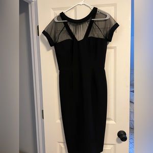 Black cocktail dress